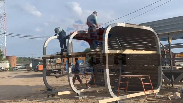 Быстрозводимая беседка. Коннекторы для бруса. смотреть онлайн
