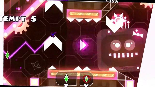 ТОП 3 ТРУДНЫХ УРОВНЕЙ В GEOMETRY DASH! смотреть онлайн