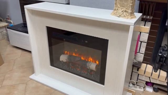 Электрокамин RealFlame Loretto с очагом Mirage 25 Белый (WT-P512)