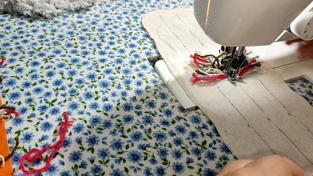 Куда применить старую пряжу (244)/Как сшить мочалку для ?