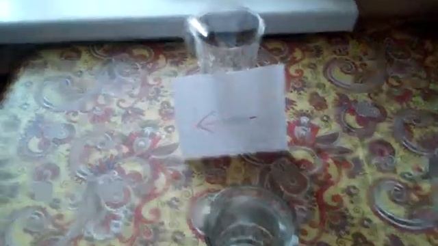 Эксперимент со стрелкой нарисованой на листке бумаги)) смотреть онлайн