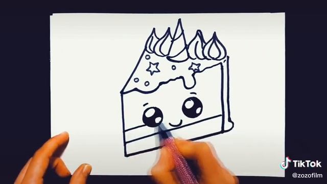 рисунок тортик смотреть онлайн