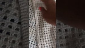 Вязаный кардиган крючком филейной  вязкой