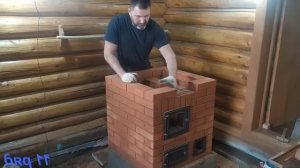 Хорошая отопительно-варочная печь 3х3 кирпича с плитой