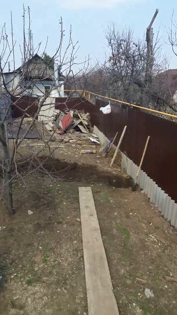 Начало работ по строительству беседки в Волгограде