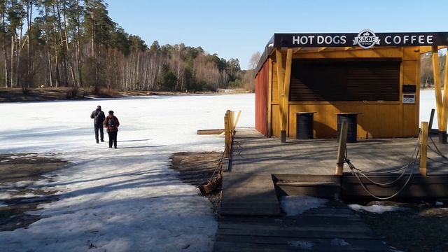 Лебяжье озеро весной