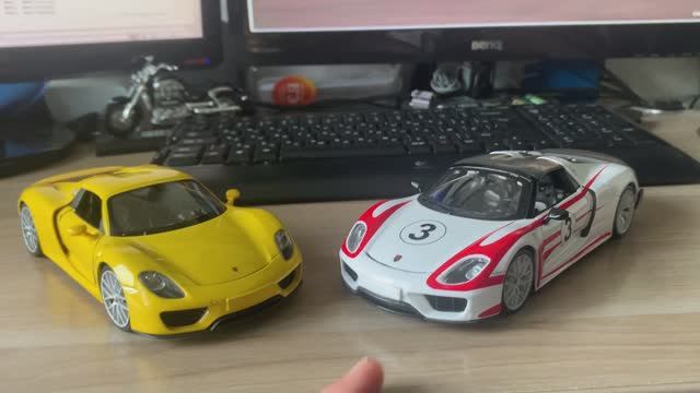 Обзор моделей Porsche 918 Spider в масштабе 1:24 от Welly и Bburago смотреть онлайн