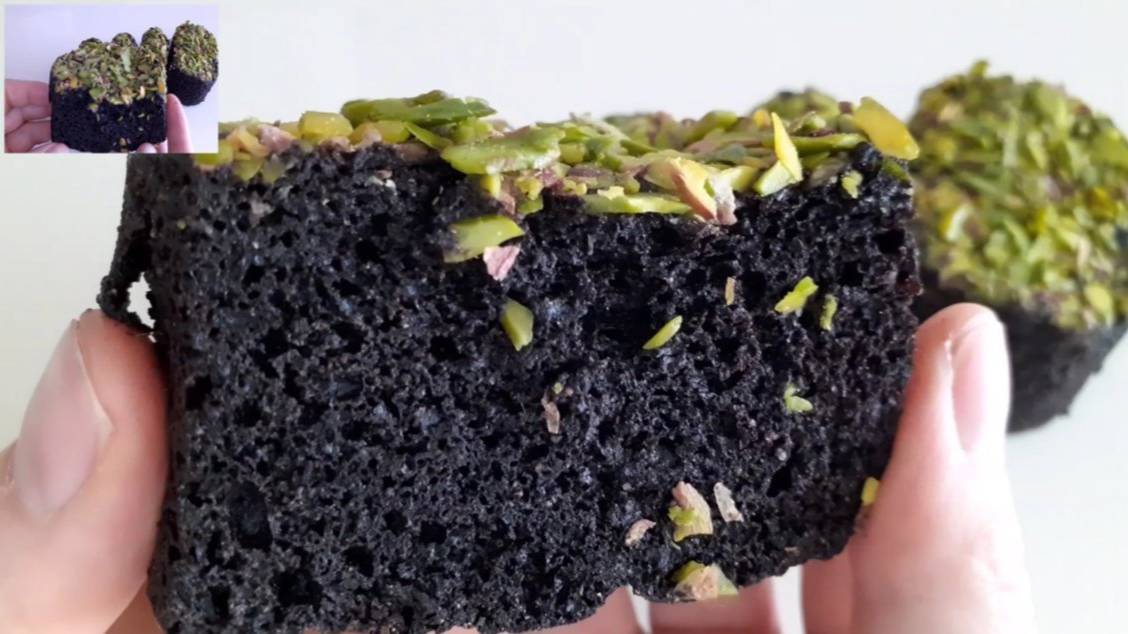 Пышный шоколадный кето кекс в микроволновке. смотреть онлайн