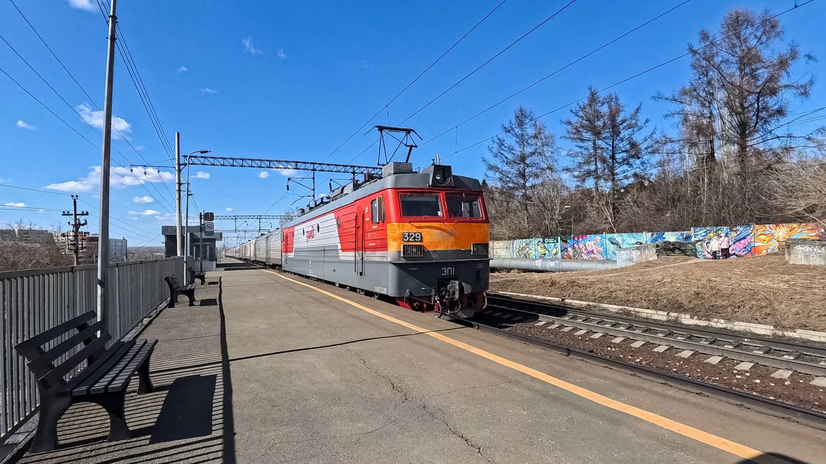 ЭП1-329. Владивосток-Москва. смотреть онлайн