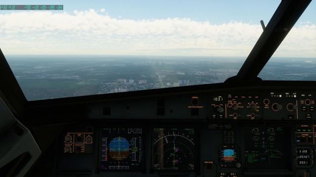 X-plane 12, посадка в Шереметьево UUEE, ВПП06R смотреть онлайн