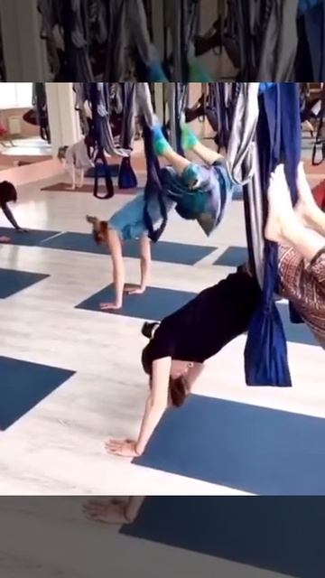 Особенности йоги в гамаках