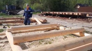 Рубка сруба 3х3 впервые. Начало сруба от Макса 😊👍