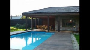 Проекты бань с бассейном и террасой