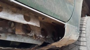 Замена  порогов Nissan ALMERA 1998 г.в