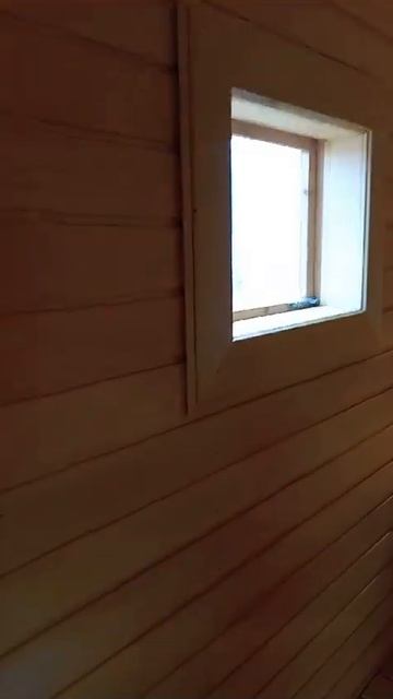 муж делает баньку- парилку( отделка липа)