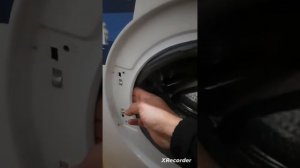 Замена петли двери на стиральной машине beko #beko #стирал?