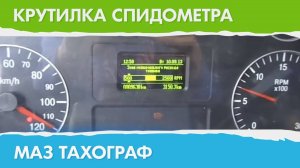 Крутилка, подмотка спидометра МАЗ Тахограф