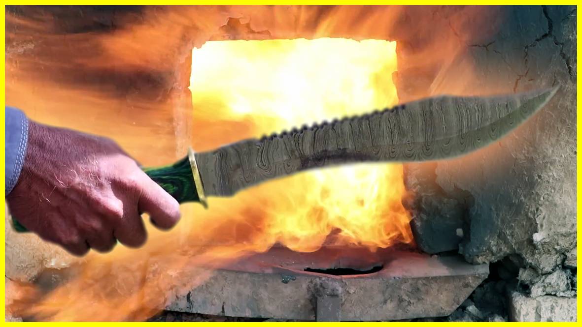 Массовое производство охотничьих ножей в Пакистане!