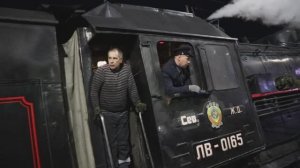 Паровоз ЛВ-0165 с «Поездом Победы». Владимир. ЖД Вокзал.