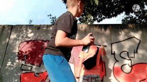 Рисую граффити. TIME .