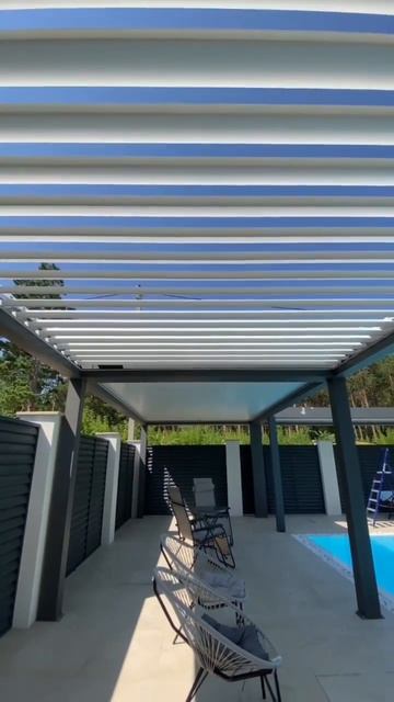 Биоклиматическая пергола в нашем исполнении #shorts #newshor смотреть онлайн