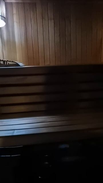 Решили попариться перед отъездом в бане на дровах в Эл