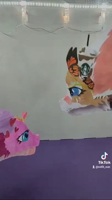 #shorts дракон Каникулы и дракон Любовь из бумаги на руку смотреть онлайн