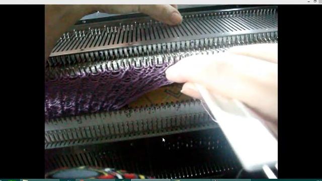 Закрытие петель при машинном вязание смотреть онлайн