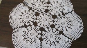 САЛФЕТКА "ЗАВОРАЖИВАЮЩАЯ СНЕЖИНКА". ЧАСТЬ 2