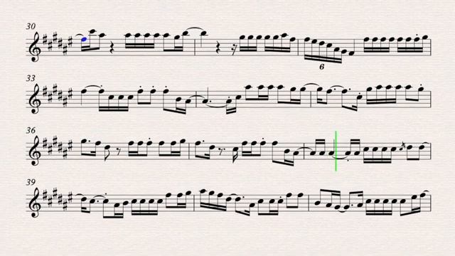 Halo - Beyonce Play along for Alto Saxophone смотреть онлайн