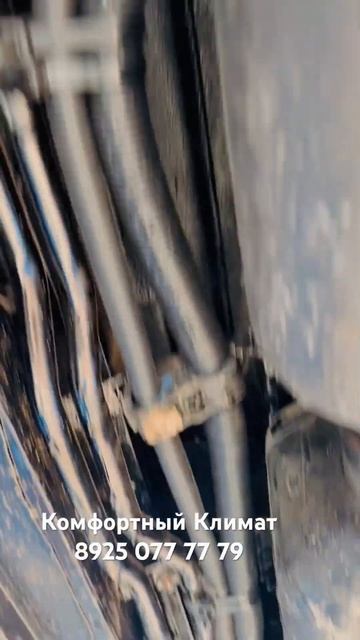 Ремонт кондиционера Mercedes V Class W447, трубки заднего конт? смотреть онлайн