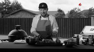 Шашлык из мраморной говядины на гриле или стейк Рибай