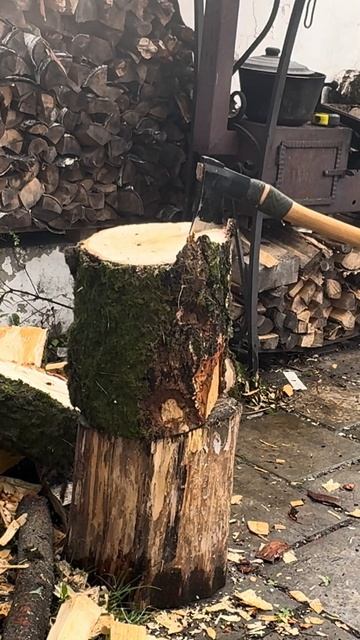 Березовый комель и финский колун смотреть онлайн