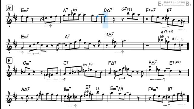 It's You Or No One - Backing Track With Sheet Music For Alto Sax