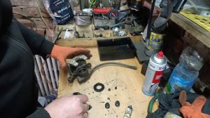 Ремонт заднего суппорта Mitsubishi Outlander XL / Peugeot 4007 / Citroen C-Cro