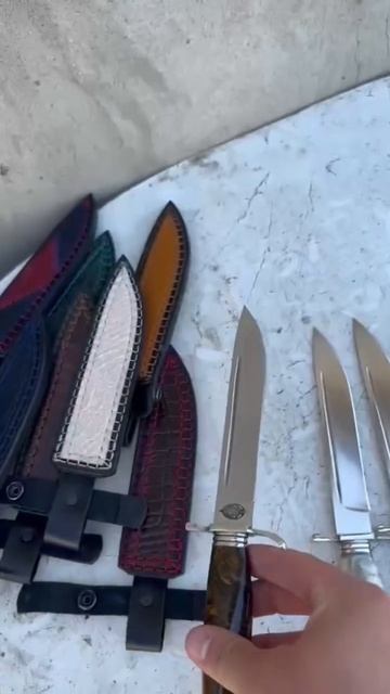 Финки НКВД Сталь -Д2 Рукоять акрил Гарды мельхиор Ножн смотреть онлайн