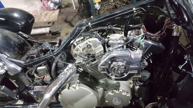Убираем экологию Honda VTX 1300