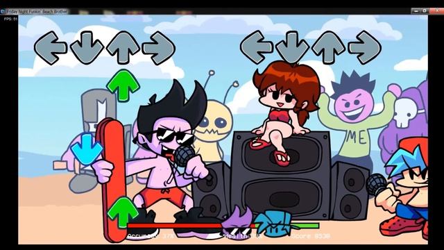 Friday Night Funkin Beach Brother mod / Кот вернулся смотреть онлайн