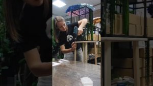 Как самой собрать стойки для цветов