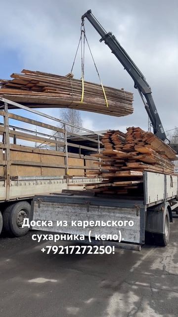 Доска из карельского кело , для сруба !строительство#д? смотреть онлайн
