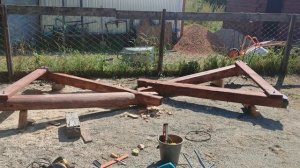 качели из бруса своими руками