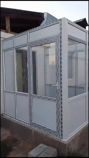 ХОЛОДНАЯ ВЕРАНДА. #пластик #витраж #топ смотреть онлайн