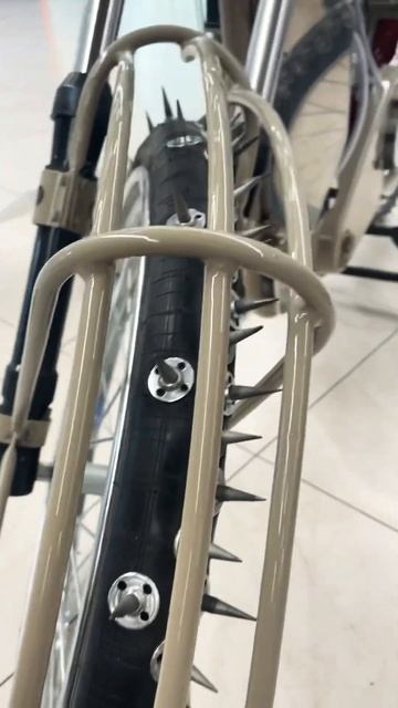 Шипованные колеса у мотоцикла