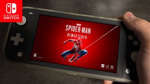 Marvel's Spider-Man Remastered Nintendo Switch Lite Gameplay - Remote play