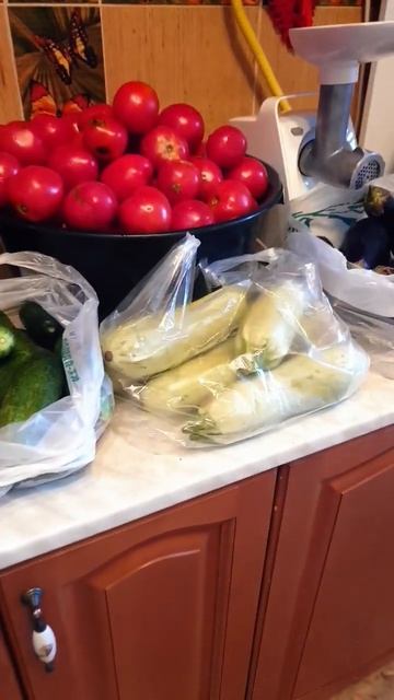 Собрала супер урожай со своего "огорода". смотреть онлайн