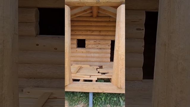 Баня 5х10.5 #wood #баня #сруб #shorts #деревянныйдом смотреть онлайн