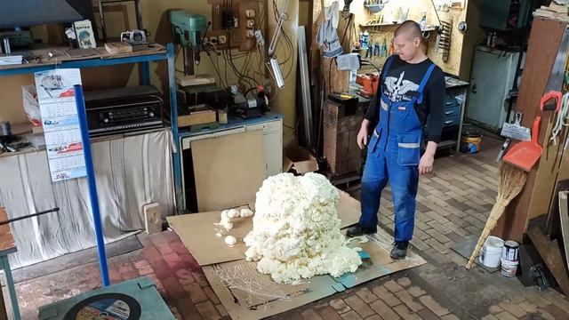 Искусственный камень ВАЛУН из монтажной пены  Декор д?