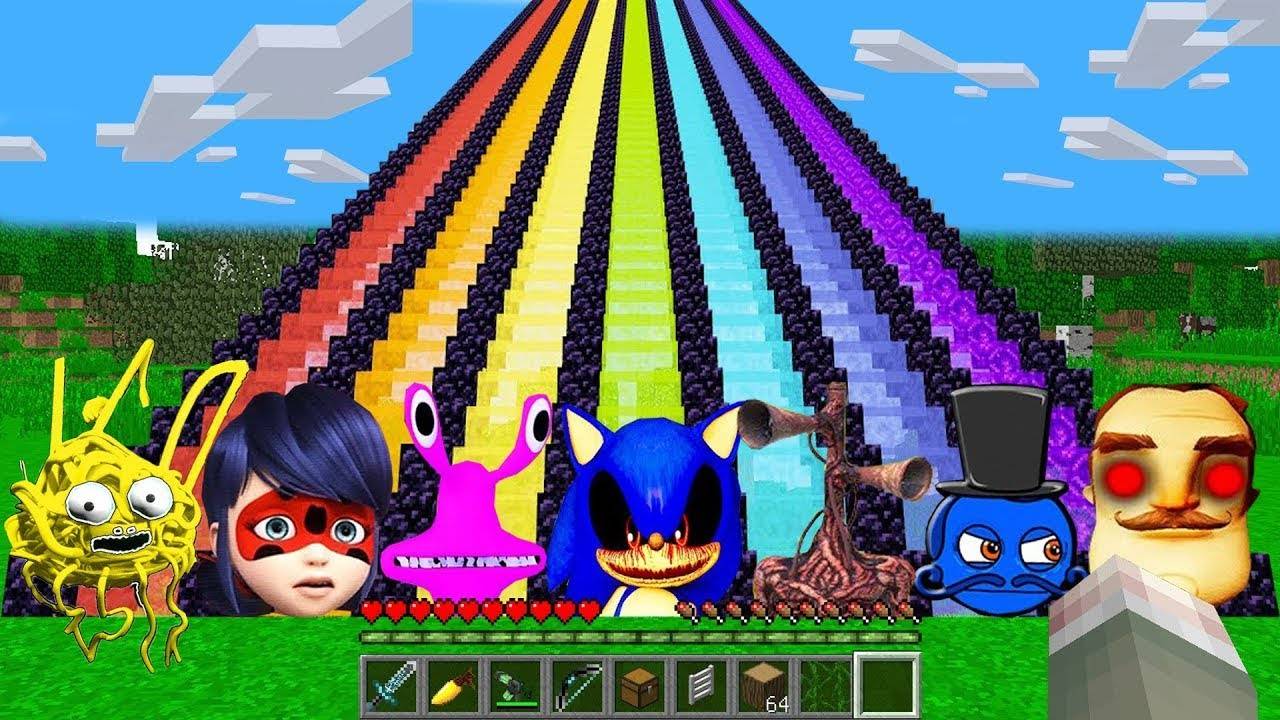 ВЫБЕРИ ПРАВИЛЬНУЮ ЛЕСТНИЦУ ЛЕДИ БАГ ПАПА ДЛИННЫЕ НОГИ ХАГГИ ВАГГИ СИРЕНОГОЛОВЫЙ SCP В МАЙНКРАФТ смотреть онлайн