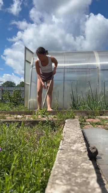 КУДА ТРАВУ СКИДЫВАТЬ??? #жизньвдеревне #деревенскаяжиз смотреть онлайн