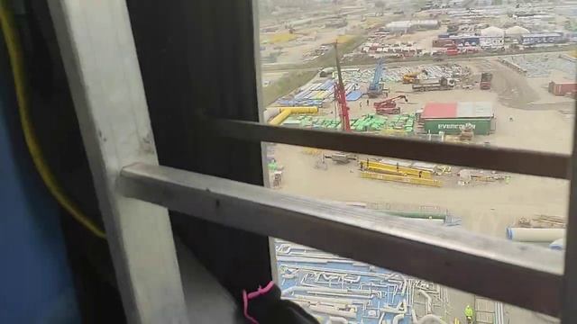 Как поставить во флюгер (по ветру ) башенный кран Liebferr L смотреть онлайн